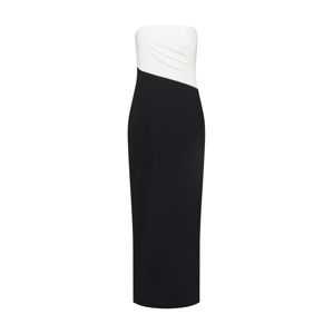 Lauren Ralph Lauren Estélyi ruhák 'TICHINA-EVENING DRESS'  fekete / fehér