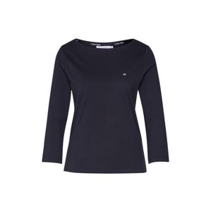 Calvin Klein Póló 'BOAT NECK 3./4 SLV'  fekete