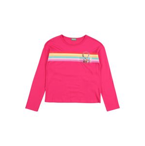 UNITED COLORS OF BENETTON Mädchen - Shirts & Tops 'T-SHIRT L/S'  rózsaszín