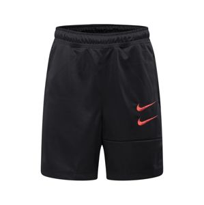 Nike Sportswear Nadrág 'Swoosh'  fekete / piros / világoszöld