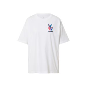 CONVERSE Oversize póló 'PEACE'  fehér / vegyes színek