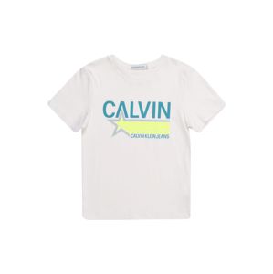 Calvin Klein Jeans Póló 'CALVIN STAR'  világoskék / világoszöld / fehér