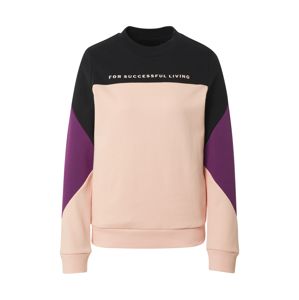 DIESEL Tréning póló  rózsaszín / fekete / lila