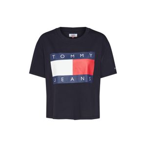 Tommy Jeans Póló 'TJW TOMMY FLAG TEE'  piros / fekete / fehér