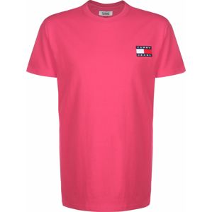 Tommy Jeans Póló ' Badge '  rózsaszín