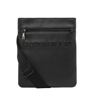 Calvin Klein Válltáska 'MICRO PEBBLE EU FLAT PACK'  fekete