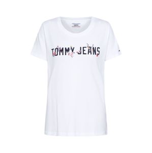 Tommy Jeans Póló 'FLORAL'  vegyes színek / fekete / fehér