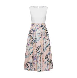 Closet London Kleid  'Closet Gold Pleated Skirt Dress'  rózsaszín / fehér