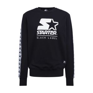 Starter Black Label Tréning póló 'Starter Logo Taped Crewneck'  fekete
