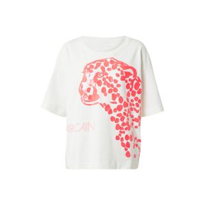 Marc Cain T-Shirt  természetes fehér / piros