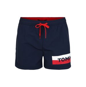 Tommy Hilfiger Underwear Rövid fürdőnadrágok  kék / rikító piros / fehér
