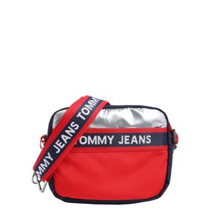 Tommy Jeans Umhängetasche 'TJW LOGO TAPE CROSSOVER CB'  ezüst / kék / piros