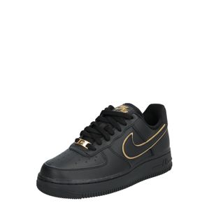 Nike Sportswear Rövid szárú edzőcipők 'Air Force 1 '07 Essential'  arany / fekete