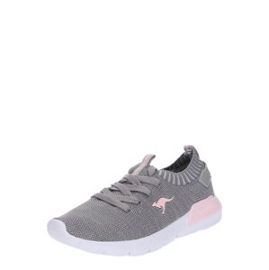 KangaROOS Sportcipő 'K-Sock III'  szürke / rózsaszín