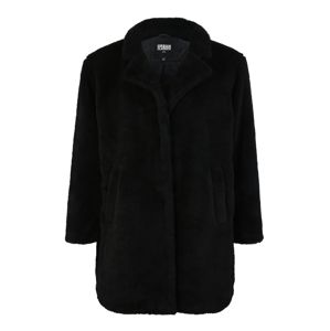 Urban Classics Curvy Átmeneti kabátok 'Sherpa Coat'  fekete