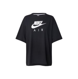 Nike Sportswear Póló 'W NSW AIR TOP SS BF'  fehér / fekete
