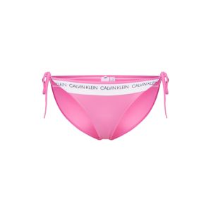 Calvin Klein Swimwear Bikini nadrágok 'STRING SIDE TIE'  rózsaszín / fehér