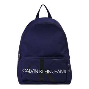 Calvin Klein Jeans Hátizsák 'MONOGRAM CAMPUS'  kék