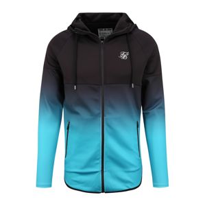 SikSilk Sweatjacke 'siksilk athlete hybrid zip through hoodie'  fekete / kék