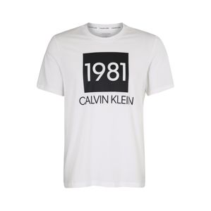 Calvin Klein Underwear Rövid pizsama 'S/S CREW NECK'  fehér