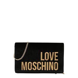 Love Moschino Party táska 'BORSA VELVET NERO'  fekete