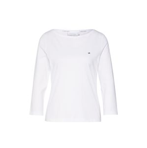 Calvin Klein Póló 'BOAT NECK 3./4 SLV'  fehér