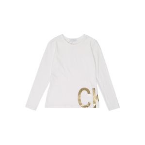 Calvin Klein Jeans Póló  arany / fehér