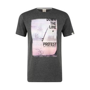 PROTEST T-Shirt  'DENVER'  fehér / fekete