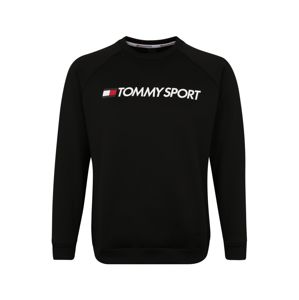 Tommy Sport Sport szabadidős felsők 'FLEECE LOGO CREW NECK'  fekete