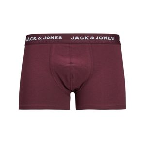 JACK & JONES Boxeralsók 'FORST TRUNKS'  bordó / vegyes színek / kék
