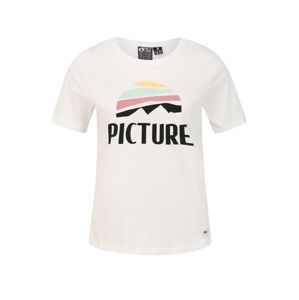 Picture Organic Clothing Sportshirt 'KEY'  fehér / fekete