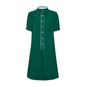 Calvin Klein Ingruhák 'DETAIL SHIRT DRESS SS'  zöld / fehér