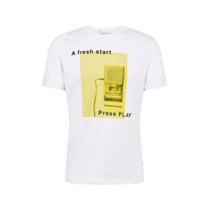Casual Friday T-Shirt 'Trier'  fekete / fehér / sárga