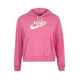 Nike Sportswear Tréning póló  rózsaszín melír / fehér