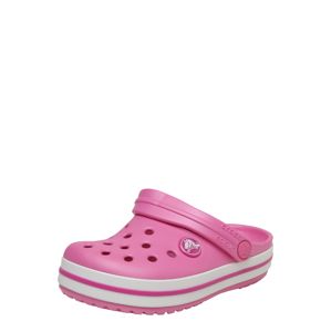 Crocs Nyitott cipők 'Crocband'  rózsaszín / fehér