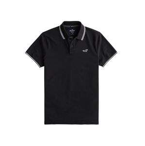 HOLLISTER Shirt  'HERITAGE TIPPED POLO'  fekete