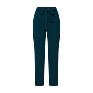 MORE & MORE Élére vasalt nadrágok 'Fluent Crepe Pants'  smaragd