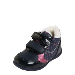 GEOX Kids Tipegő cipők  tengerészkék / rózsaszín