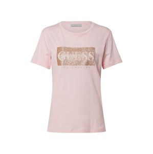GUESS Shirt 'GLITTER'  rózsaszín / arany