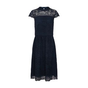Esprit Collection Estélyi ruhák 'Stripe Stella L Dresses light woven midi'  sötétzöld
