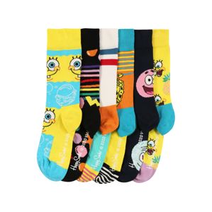 Happy Socks Socken 'SpongeBob 6-Pack Gift Box'  sárga / vegyes színek