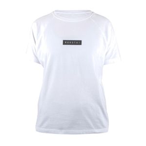 MOROTAI Funkcionális felső ' Bloc Logo Shirt '  fehér