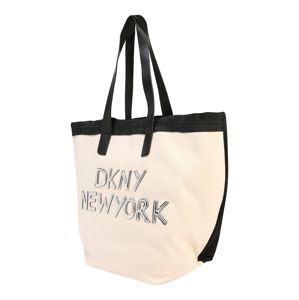 DKNY Shopper táska  bézs / ezüst / fekete