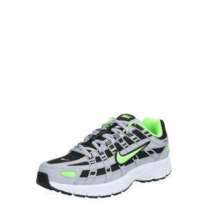 Nike Sportswear Rövid szárú edzőcipők 'Nike P-6000'  szürke / neonzöld / fekete