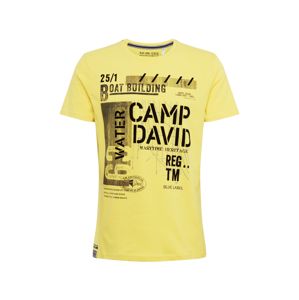 CAMP DAVID Póló  sárga