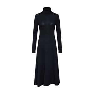 Lauren Ralph Lauren Kötött ruhák 'DILARA-LONG SLEEVE-CASUAL DRESS'  fekete