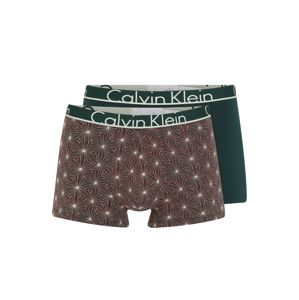 Calvin Klein Underwear Boxeralsók 'TRUNK 2PK'  zöld / rózsaszín