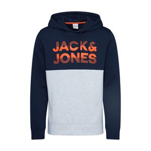 JACK & JONES Tréning póló 'Jcomilla'  világosszürke / sötétkék