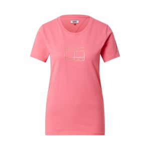 Tommy Jeans Póló  rózsaszín / arany